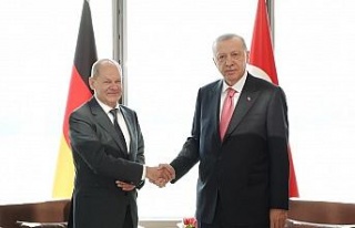 Cumhurbaşkanı Erdoğan, Almanya Başbakanı Scholz...