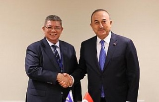 Dışişleri Bakanı Çavuşoğlu, Malezyalı mevkidaşı...