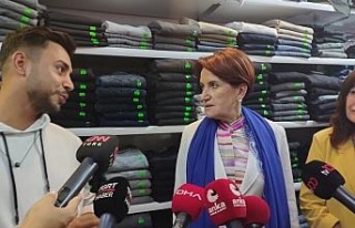 İYİ Parti Lideri Akşener, Ankara esnafını ziyaret...