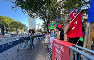 New York’taki BM Genel Merkezi önünde “Ermenistan”...