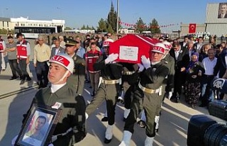 Şehit asker törenle memleketine uğurlandı