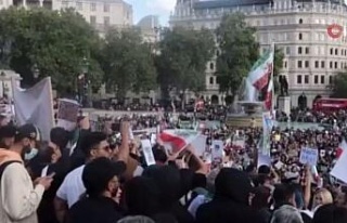 Londra’da Mahsa Amini için protesto düzenlendi