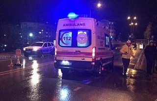 Edirne’de otomobilin çarptığı yaya yaralandı