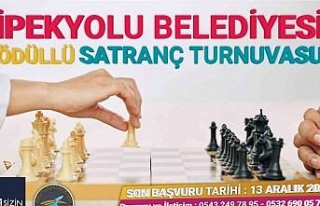 İpekyolu Belediyesinden ödüllü satranç turnuvası