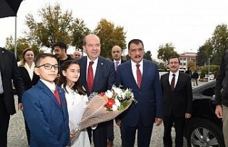 KKTC Cumhurbaşkanı Ersin Tatar’a Malatya’da...