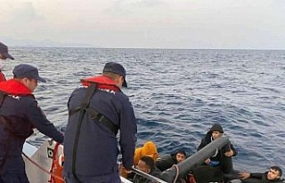 Datça’da 34 düzensiz göçmen kurtarıldı