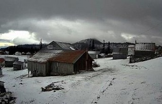 Sakarya’da yüksek kesimlere yılın ilk karı yağdı