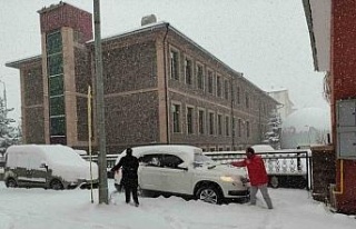 Ardahan’da yoğun kar yağışı