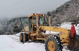 Aydın Büyükşehir Belediyesi ekipleri karla mücadele...