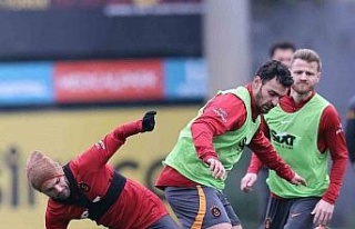 Galatasaray, Trabzonspor maçı hazırlıklarına...