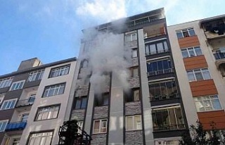 Samsun’da ev yangını