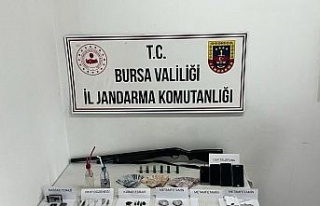 Bursa’da 34 suç kaydı olan uyuşturucu taciri...