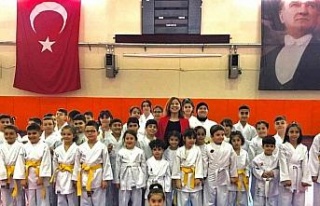 Karate ‘Kuşak terfi’ sınavı Bitlis’te yapıldı