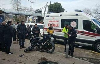 Ordu’da motosiklet sürücüsü kaza yaptı: 1 yaralı