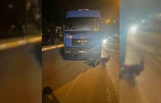 Konya’da tır motosiklete çarptı: 1 yaralı