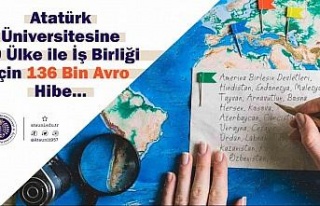 Atatürk Üniversitesine 19 ülke ile iş birliği...