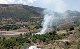 Amasya’da bağ evinde korkutan yangın