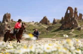 Kapadokya'da ilkbahar güzelliği