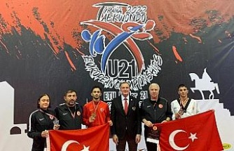 Avrupa Ümitler Taekwondo Şampiyonası ilk gününde 3 madalya