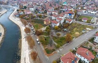 Yüzde 50’si tamamlanan ’Kanal Turhal’ projesi havadan görüntülendi