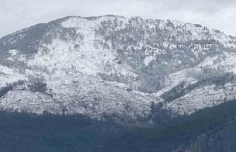 Kampçıların gözdesi Köyceğiz Sandras Dağı’nda kar etkili oldu