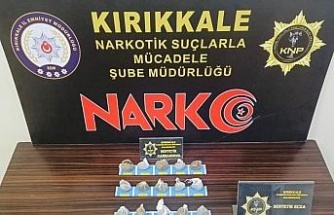 Kırıkkale’de uyuşturucu madde ile yakalanan 3 şüpheli tutuklandı
