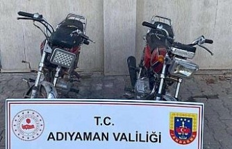Jandarma, 2 adet çalıntı motosiklet ele geçirdi
