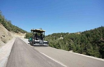 Ali Kayası’na ulaşım sağlayan yol asfaltlanıyor