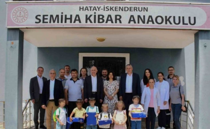 Kibar Holding’den depremzede çocuklara ziyaret