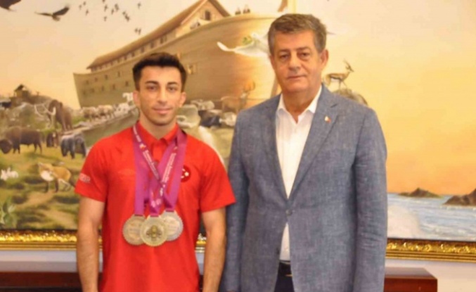 Başkan Yarka’dan Avrupa şampiyonu Algül’e tebrik
