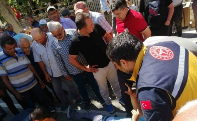 Burdur’da otomobille çarpışan motosiklet sürücüsü yaralandı