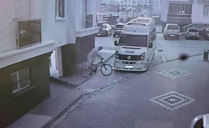 Güvenlik kamerasına yakalanan bisiklet hırsızı tutuklandı