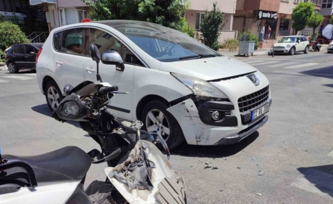 Keşan’da otomobil ile motosiklet çarpıştı: 1 yaralı