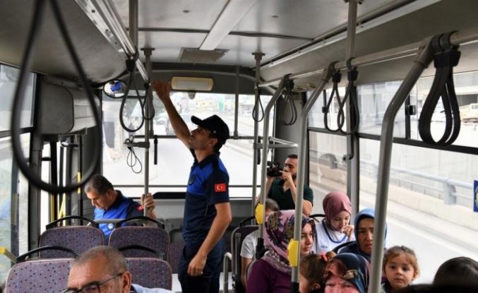 Osmaniye’de toplu taşıma araçlarında klima denetimi devam ediyor