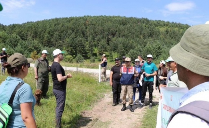 Posof ilçesinde kamp kurup doğa yürüyüşü yapıldı