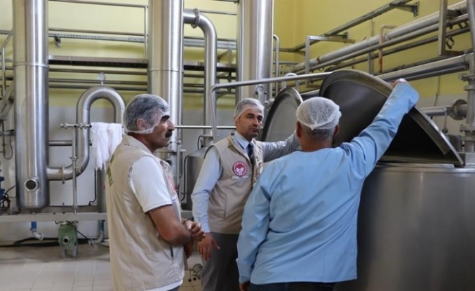 Tunceli’de süt ürünleri üretim tesisi incelendi