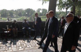 Cumhurbaşkanı Erdoğan, Central Park’ta yürüyüş yaptı